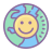 sonriente de la tierra icon