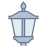 Laternenpfahl aus icon
