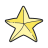 estrella dibujada a mano icon