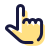 Hand hoch icon