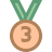 Medaille dritter Platz icon
