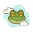 visage de grenouille icon