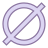 Null-Symbol icon