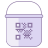 Paint Bucket With QR icon