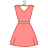 Dress Front View icon