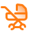 Baby Stroller icon