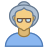 pessoa-velha-mulher-pele-tipo-4 icon