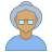 Person Old Female Skin Type 5 icon