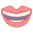 Bouche souriante icon