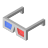 3D 안경 icon