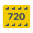 720p HD icon