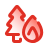 incendio forestal icon