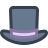 Sombrero de copa icon