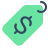 美元的价格标签 icon