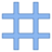 Hashtag grande icon