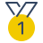 Medalha de primeiro lugar icon