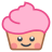 Petit gâteau kawaii icon