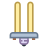 Lampadina fluorescente icon