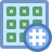 Grille d'activité avec hashtag icon