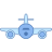 Avion Vue de face icon