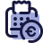 Euro de la caja registradora icon