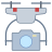 Drone con fotocamera icon