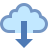 Von der Cloud herunterladen icon