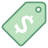 Etiqueta de precio USD icon