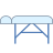 Mesa de massagem em alumínio icon