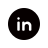 동그라미가있는 링크드 인 icon