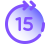15 Sekunden überspringen icon