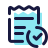 영수증 승인 됨 icon