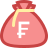 Money Bag Franc icon