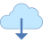 Von der Cloud herunterladen icon