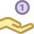 Coin in Hand icon