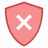 Delete Shield icon