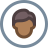 Circled User Male Skin Type 6 icon