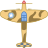 avion de chasse de la seconde guerre mondiale icon