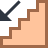 Treppe runter icon