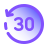 Reculer de 30 icon