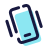 携帯電話を振る icon