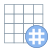 Cuadrícula hashtag icon