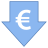 Euro de precio bajo icon