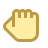 Hand: Felsen icon