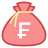 Bolsa de dinero con francos icon