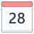 Calendrier 28 icon