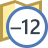 Zeitzone -12 icon