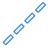 Linea discontinua icon