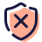 Escudo de exclusão icon