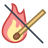 Kein offenes Feuer icon